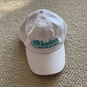 NEW Adams Chickadees KPhi Service Society White Hat Baseball Cap One Size NWP